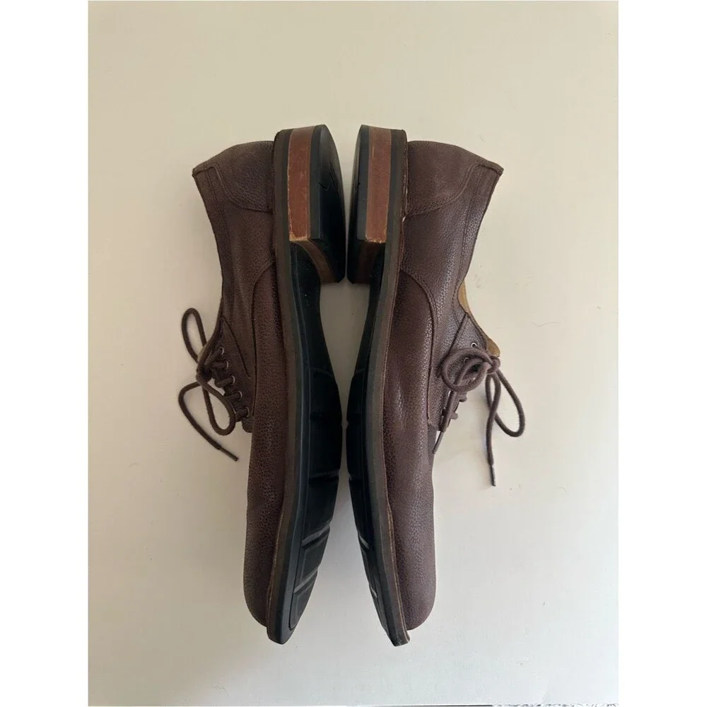 Cole Haan brown pebble leather Center Street oxford